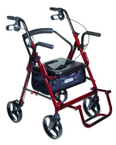 Duet Rollator/Transport Chair Black