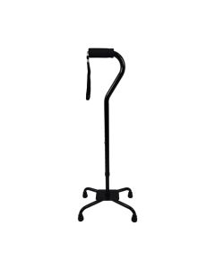 Quad Cane  Large Base  Black by Blue Jay Brand